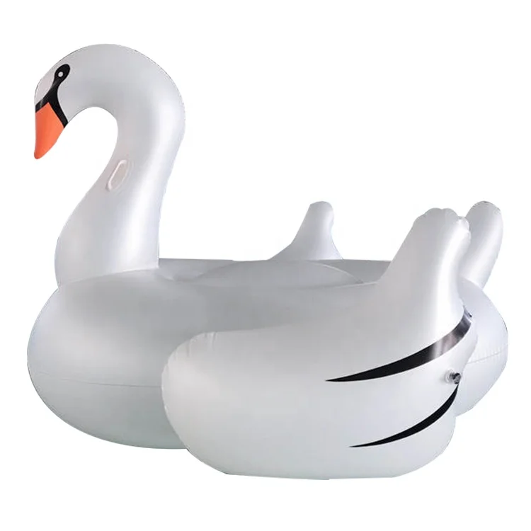 Beach Toys Inflatable Pearl White Swan 