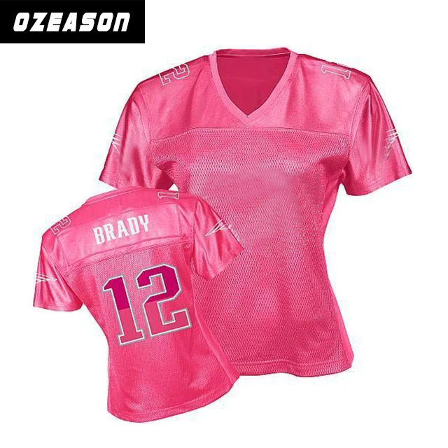 安いカスタムメイドのアメリカンフットボールのトレーニングジャージ 空白のピンクのアメリカンフットボールのジャージ女性 Buy 空白アメリカンフットボールユニフォーム サッカー 安価なカスタムサッカーユニフォーム Product On Alibaba Com