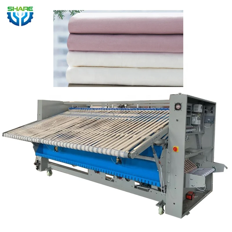 Промышленное использованное гостиничное постельное белье и постельное белье, Складная машина для распродажи полотенец