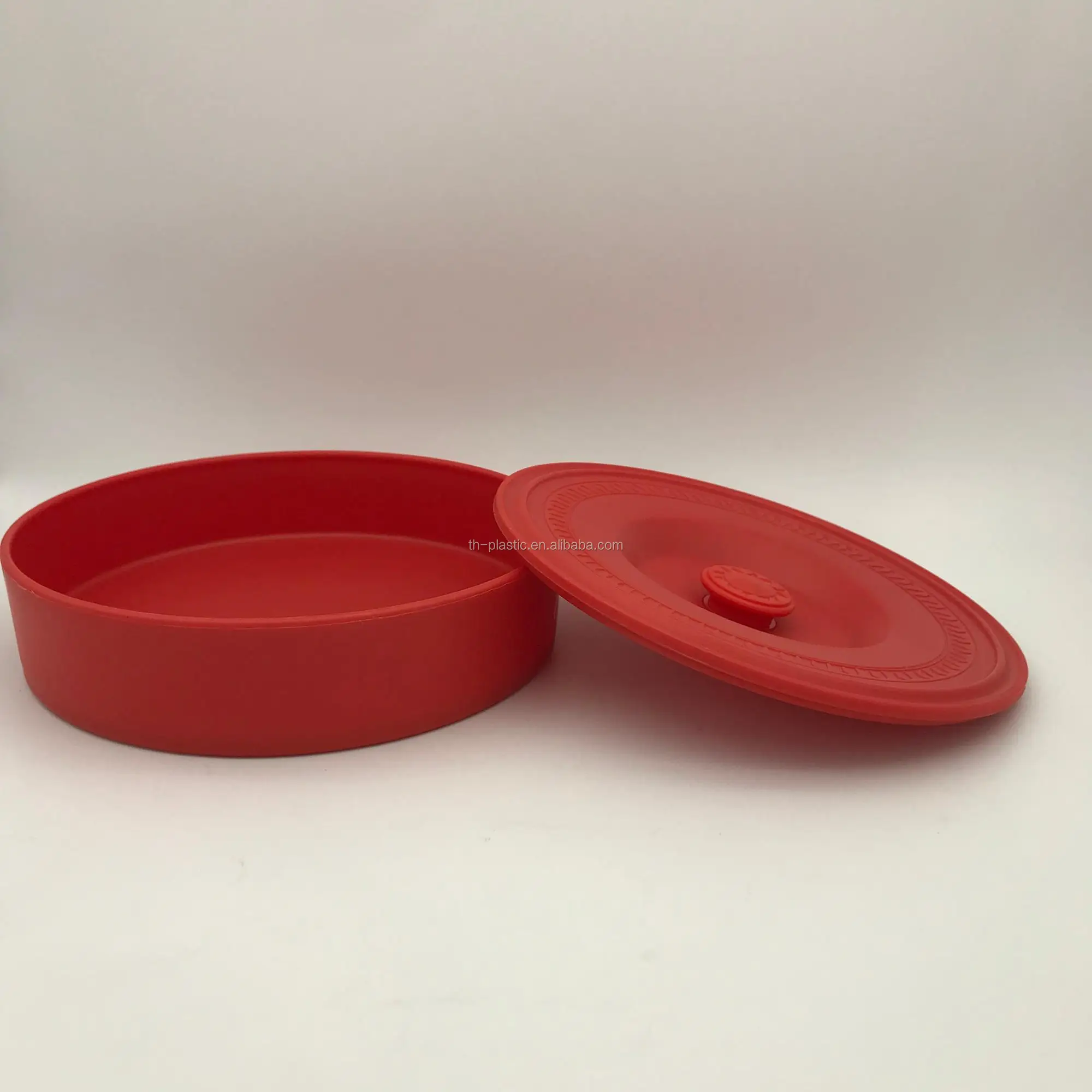 Food Grade Plastic Container Custom Pancake Keeper With Lids And