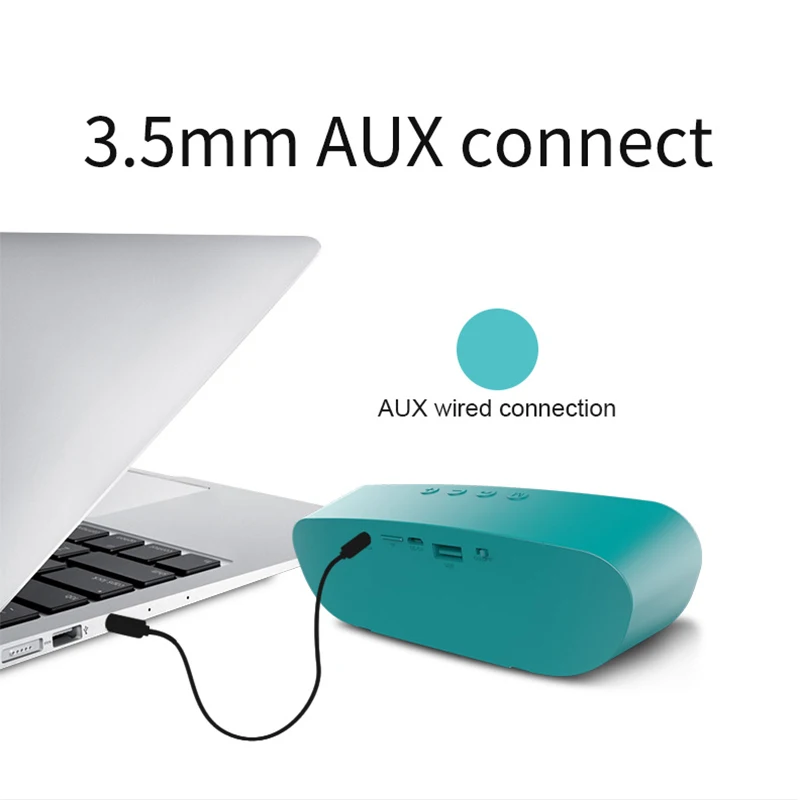 Altavoz Bluetooth portátil Zealot S9 con tarjeta TF y Aux, 6h de uso