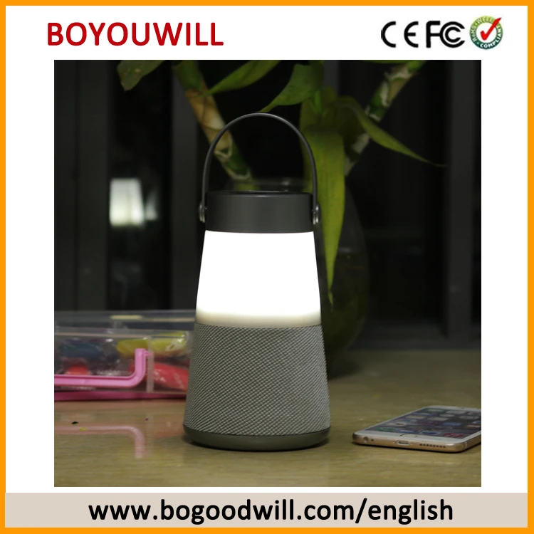 Led Light Waterproof Speaker with Camping Lantern
