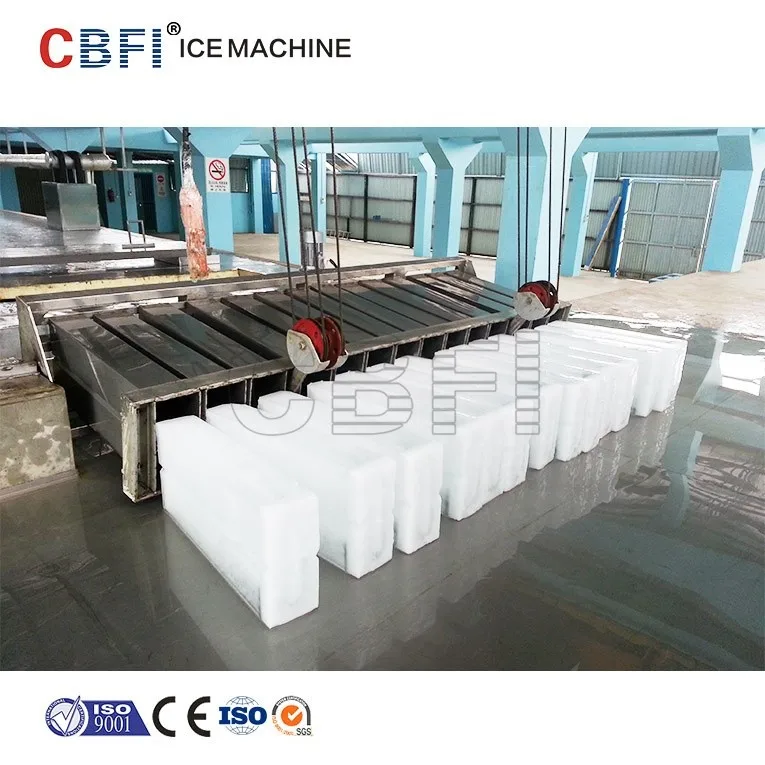 Machine de fabrication de glace commerciale en blocs de conception d'usine  de glace à vendre-CBFI