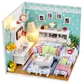 Handmade Doll House Furniture Miniatura Diy Doll Houses Miniature Dollhouse Wooden Toys For Children Grownups Birthday
