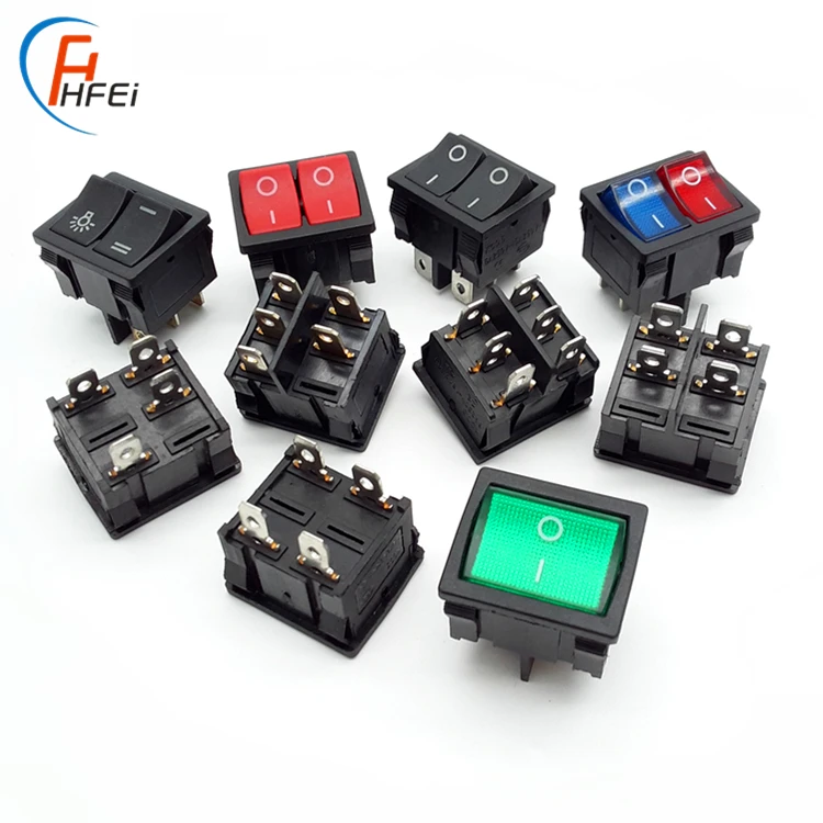 High Quality Wiring a Rocker Switch Diagram 4 Position 4 Pin 6 Pin Kcd4 Big Rocker Switch