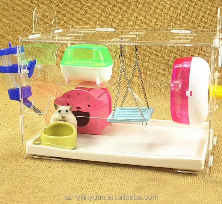 custom acrylic hamster cage