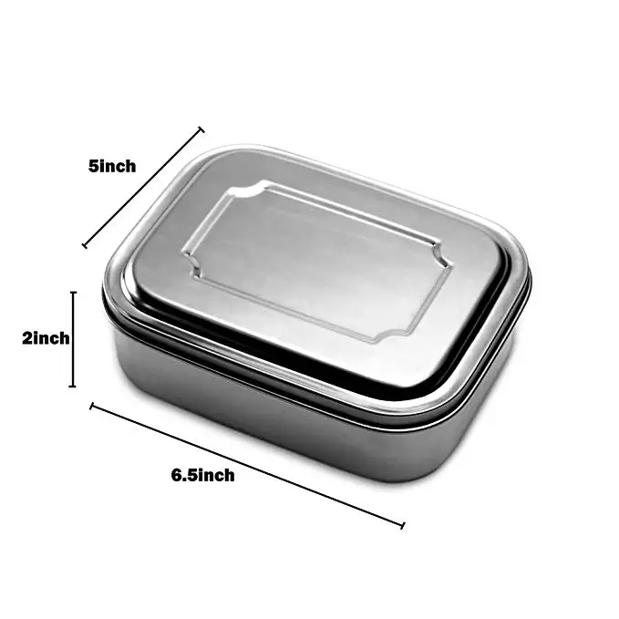 Lunch Box in Silver