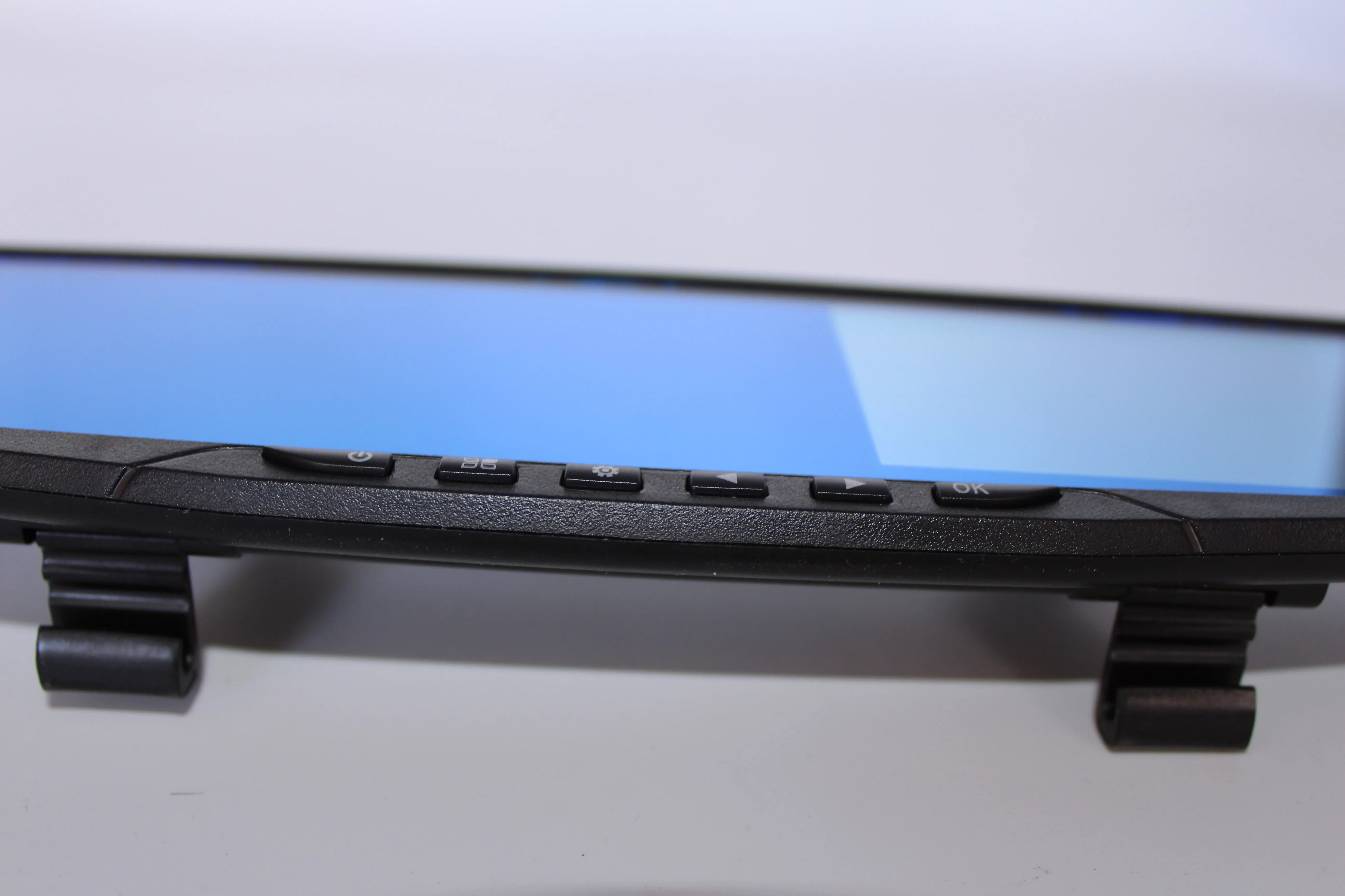 Автомобильный видеорегистратор, двойная камера 1080P 4,3 дюйма, зеркало заднего вида с двойным объективом, видеорегистратор, приборная панель, черный ящик с датчиком парковки