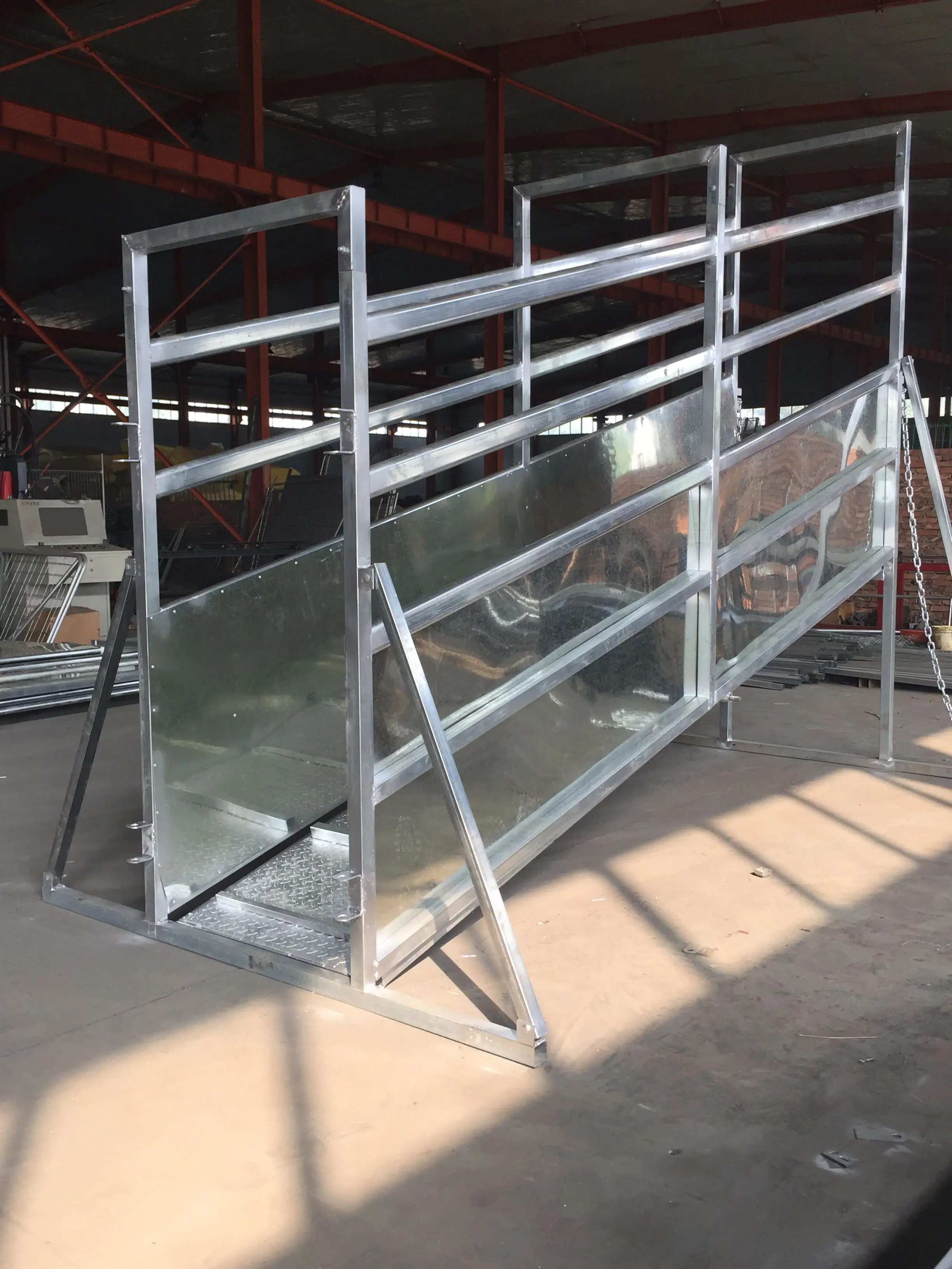 Cattle Handling Equipment Plans Adjustable Loading Ramp