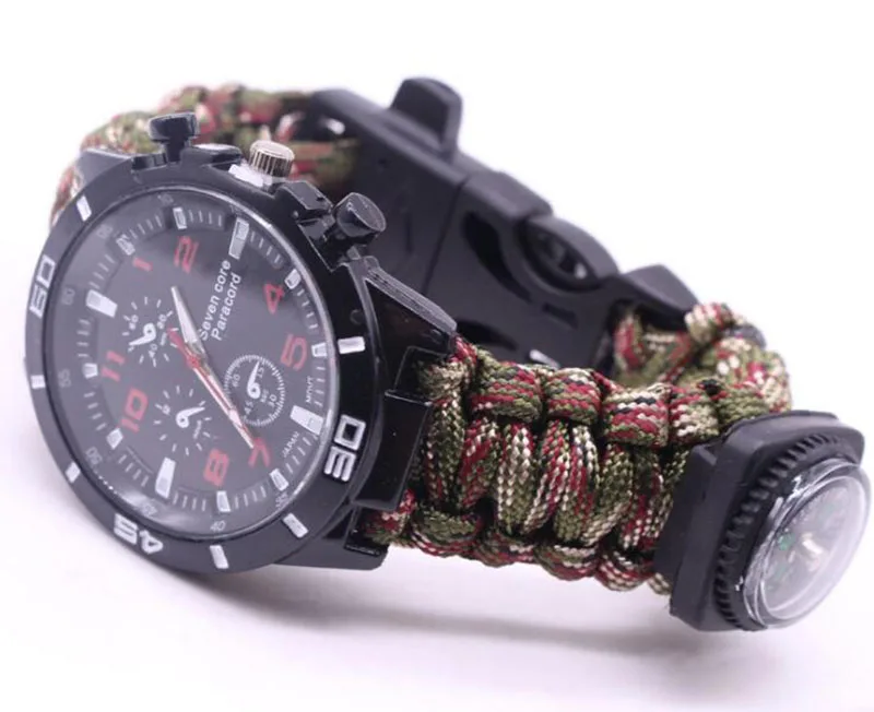 paracord wrist watch