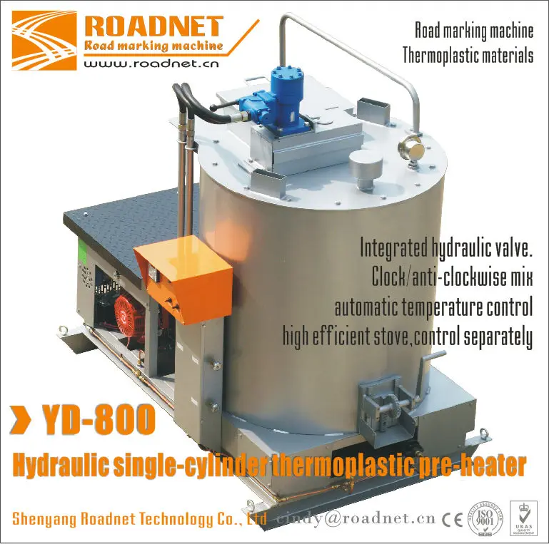 Гидравлические автоматический контроль температуры двойной цилиндр термопластичные подогреватель, термопластичный краски правильная машина