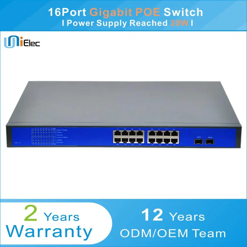 
RTL8382L + RTL8218B + RTL8231 16-портовый гигабитный Ethernet POE сетевой коммутатор PCBA обслуживание OEM ODM изготовленный на заказ 