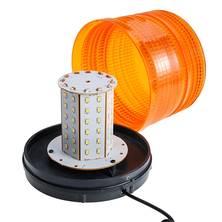Emergency Amber LED Warning Light Rotating Beacon for Cars and Trucks Other Car Light Accessory