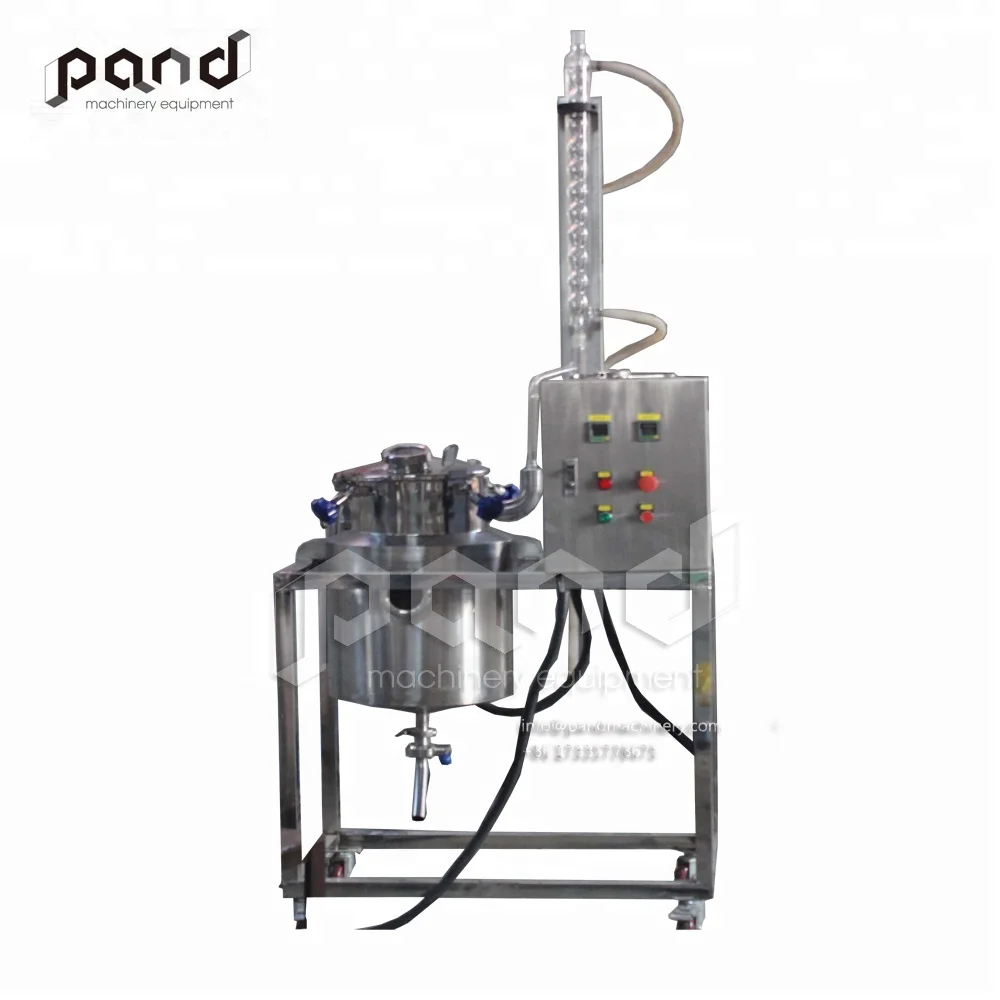 Small Automatic Olive Leaf Steam Distillation Equipment for Essential Oil Extraction New Condition