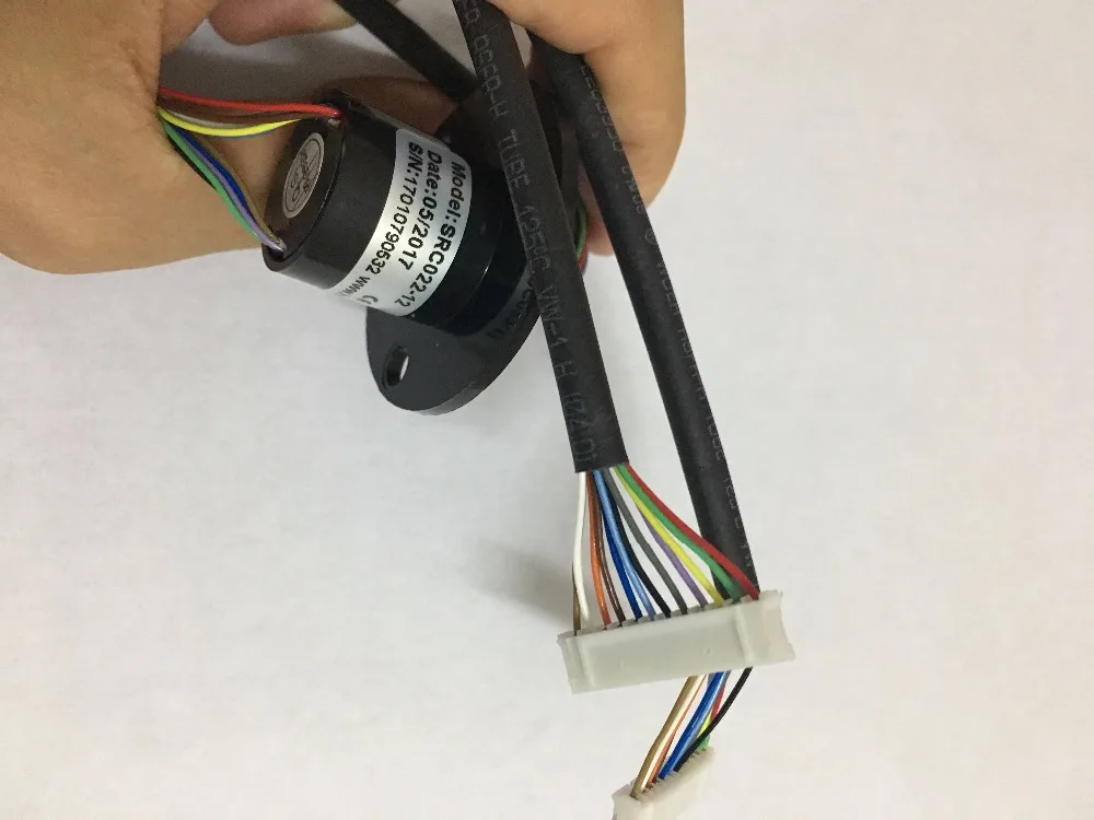 Taidacent Gilded Hat Type 12 Channls 220v High Coltage Slip Ring High Speed Dome Rotary Electrical Slip Ring SRC022A Slip Ring