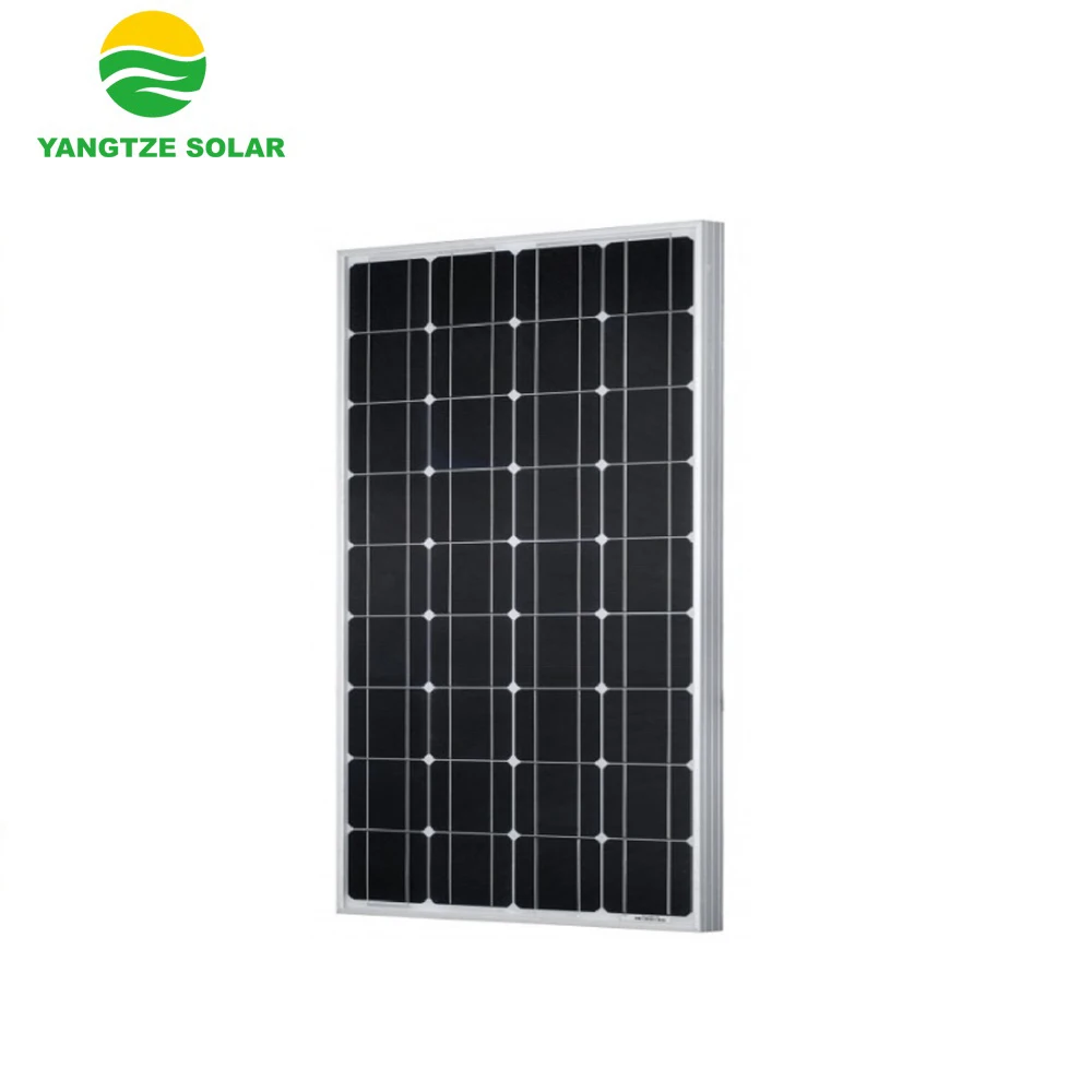 Yangtze Brand Monocrystalline 90W 100W 110W solar power panel for camping