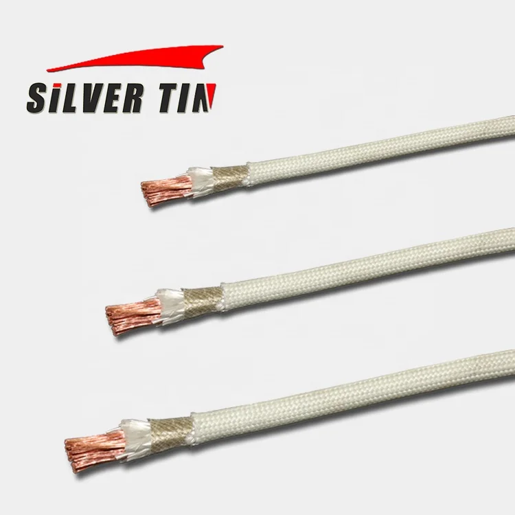 
GN500 Mica Fiberglass Braided Fire Resistant High Temperature Cable Wire 