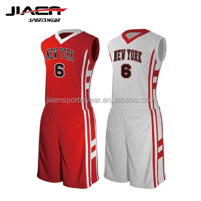 red white basketball jersey