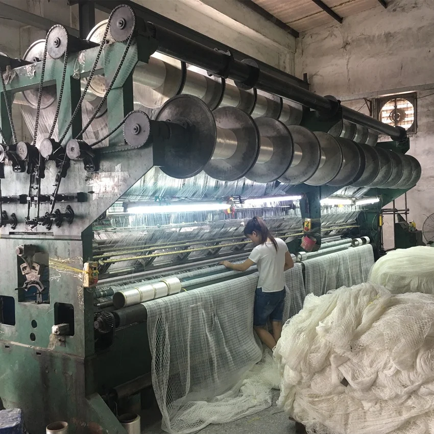 High Speed Raschel Warp Knitting Machine with ONE YEAR Warranty and 110''-340'' Working Width for Mosquito Net Production