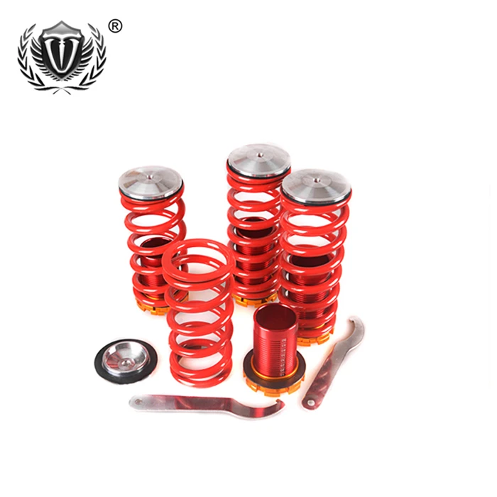 thumbnail image 2 of JDM Lowering Spring Kit – Red – For 2006-2012 Mitsubishi Eclipse 4G (2.5/2.6" Drop) 2 of 4