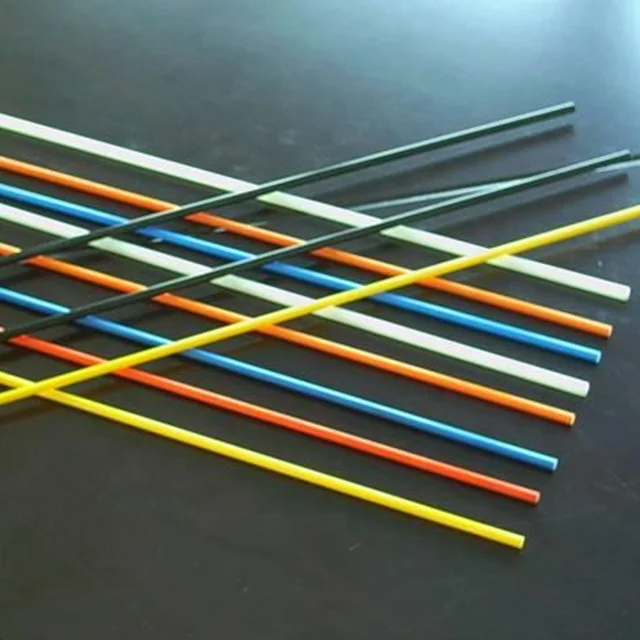 20 Tiges En Fibre De Verre Solides - Longueur 500 Mm - Diamètres 2 à 10 Mm - Pour Plantes Ou Bricolage