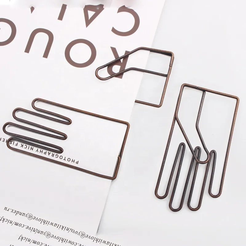 Зажим для бумаги ShenZhen Stargood, Заводская Античная латунная накладка, большого размера, ручные Зажимы для бумаги