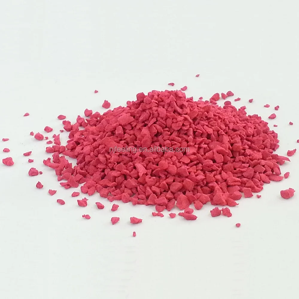 Colored EPDM Rubber Granules/Scrap/Chips/Crumbs for Running Track FN-I-24041103 for Infill Use