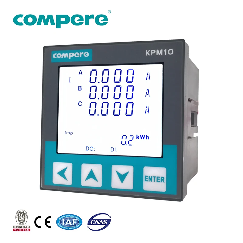 3 Phase Modbus Tcp Multifunction Smart Electric Power Meter Energy Monitor