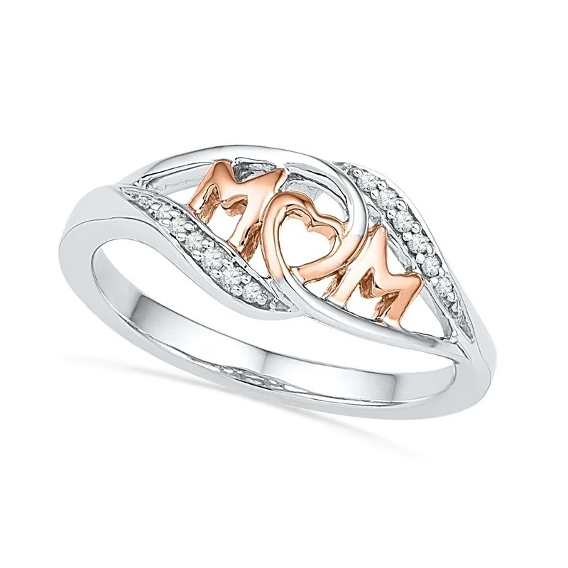 rose gold mom ring