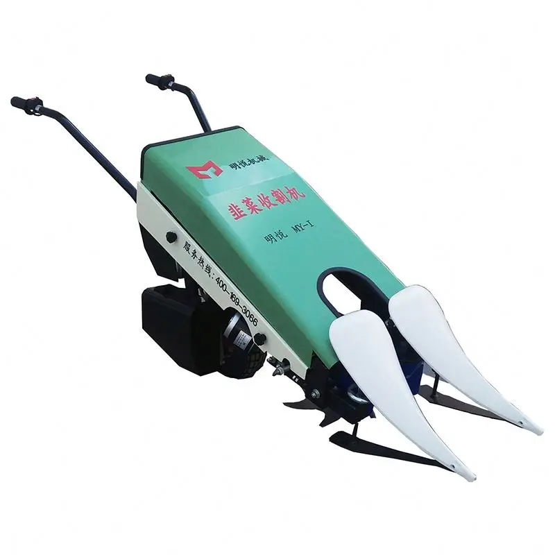 Okra Chinese Chives Harvester Green Leek Reaper Machine