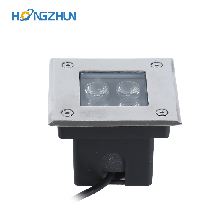 Наружный IP67 водонепроницаемый алюминиевый круглый из нержавеющей стали RGB 4 Вт 6 Вт 9 Вт 12 Вт 15 Вт светодиодный подземный светильник