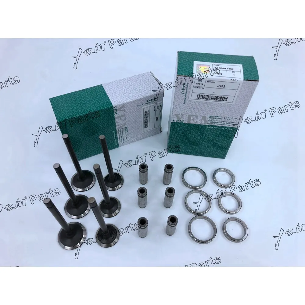 For KUBOTA D782 Engine Valve Guide Seat Valve Spring Valve Stem Seal 2