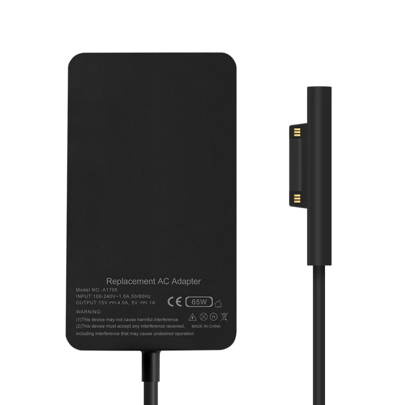 
 OEM 65W 15V 4A зарядное устройство для ноутбука с USB портом для Microsoft Surface Pro 3 / 4 / 5  