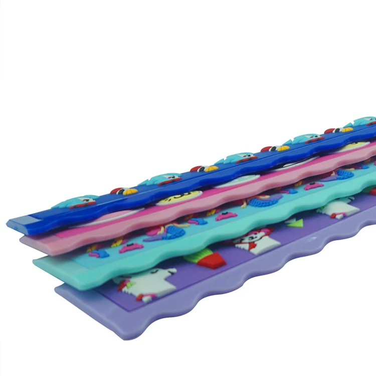 Разноцветные студенческие гибкий рулетка правителя 30 см (12 дюймов) прямая Линейка офисные школьные принадлежности, блокноты