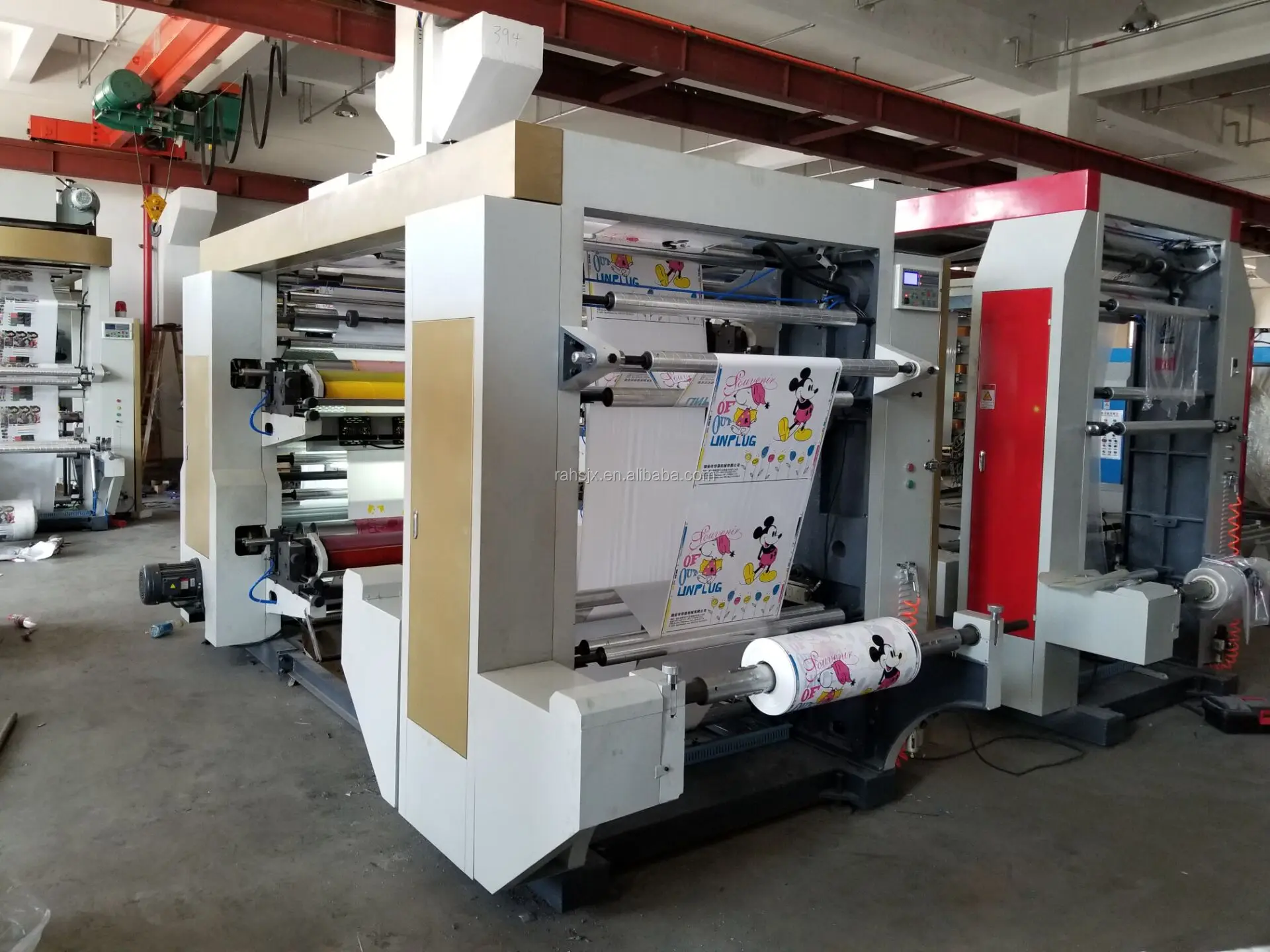 YT-4600 4 вида цветов нейлоновая сумка пленки флексографическая печатная машина