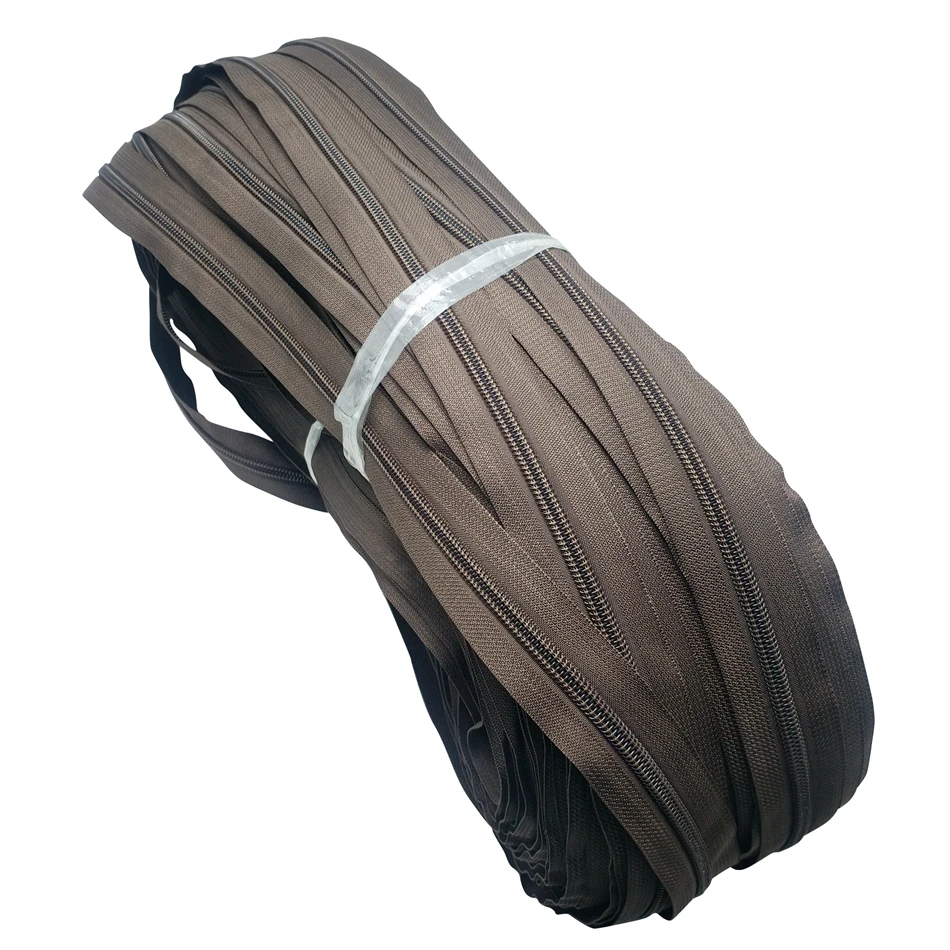 Nylon Long Chain Zipper 5 8 10 Zipper Roll Buy Wholesale Factory