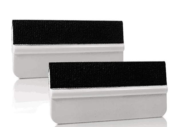 10*4,5 см мягкий белый войлочный скребок с логотипом на заказ скребок для автомобиля инструменты для нанесения