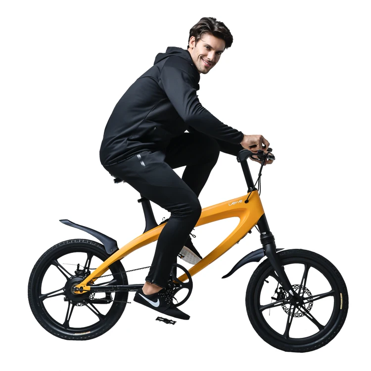 LED Display Intelligent Lehe S1 Smart Electric Bike with Lithium Battery
