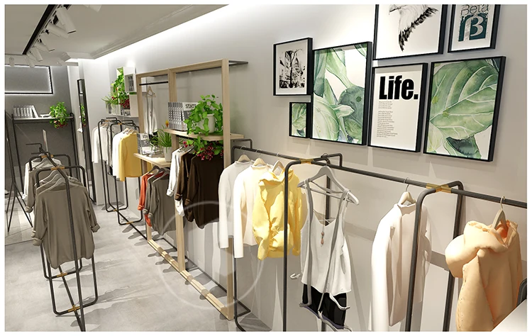 Atraer Clientes Las Tiendas De Ropa Estante De Visualización De