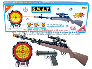 toy laser gun and laser target system