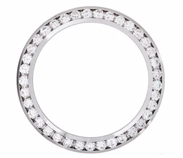 Оригинальной версии послепродажного рынка и гравировкой золотом 18 карат, ободок с бриллиантами для date36mm