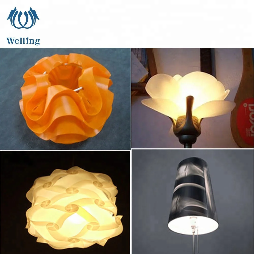 Customized Color Quality Assurance Rigid PVC Lampshade Sheet Lamp Shade Plastic Sheet