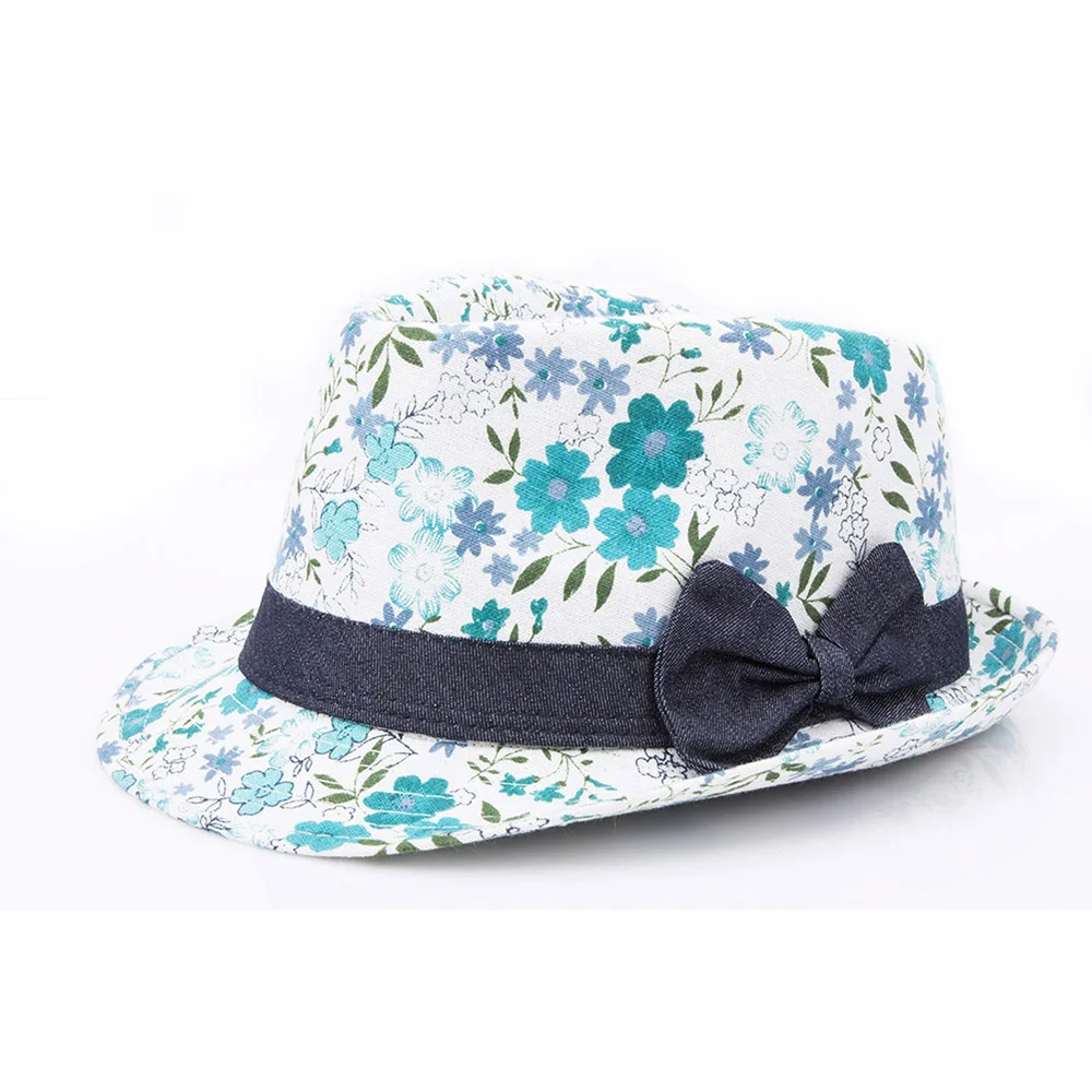 floral fedora hat