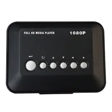 Beautiful Gift 100% Brand New HD 1080P USB Hard Drive Upscaling Multi Media Player MKV AVI RMVB Free Shipping Jan11