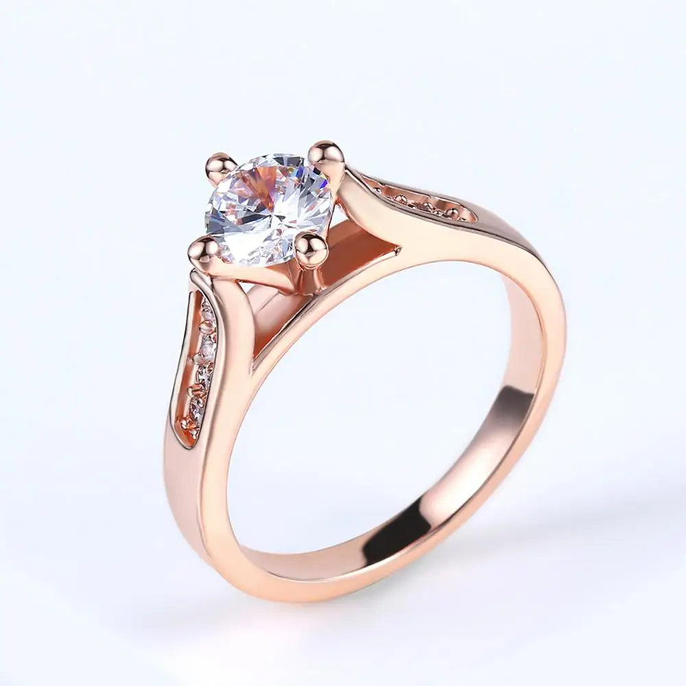 Popular Fashion Latest Design Ladies Cheap Sample Rose Gold