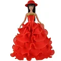 E TING Doll Clothes Accessories Gorgeous Formal Dress Party Gown For Barbie