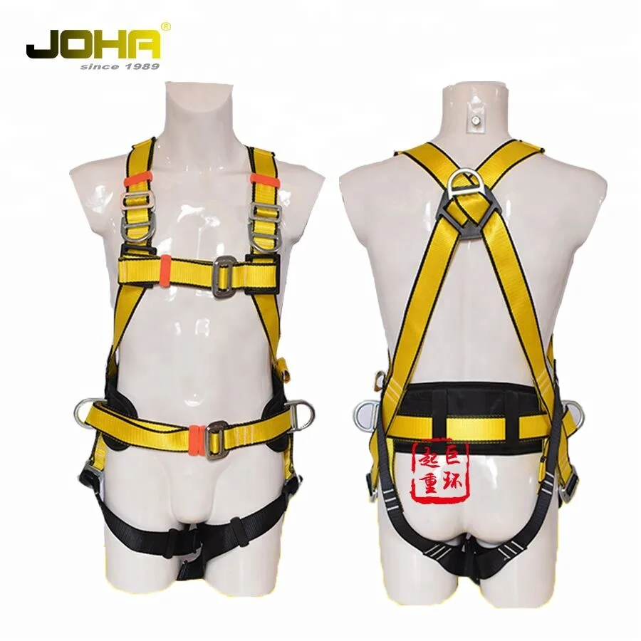 CE Standard MultiHanging Points Jhqs003X5G Full Body Safety Harness For High Altitude Work