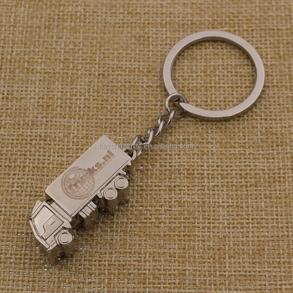 Custom Metal 3d Car Shaped Keychain Truck Keychain