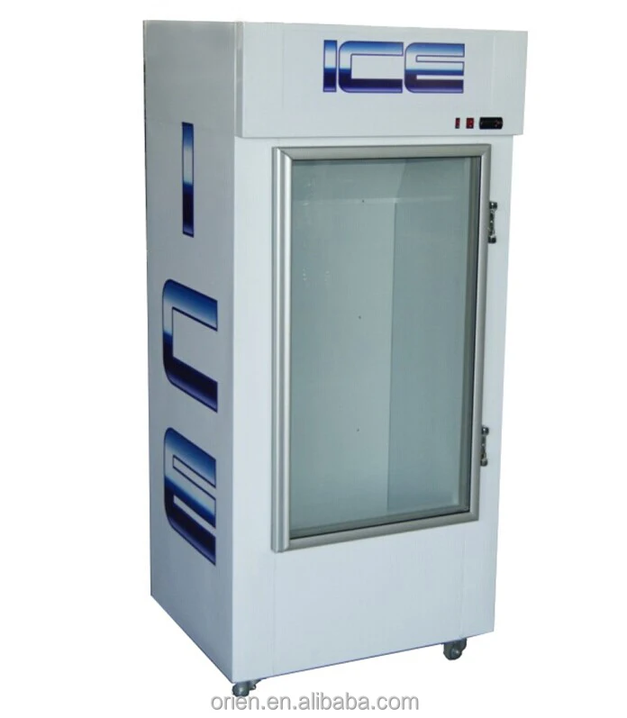 Indoor ice merchandiser bagged ice freezer, View indoor ice