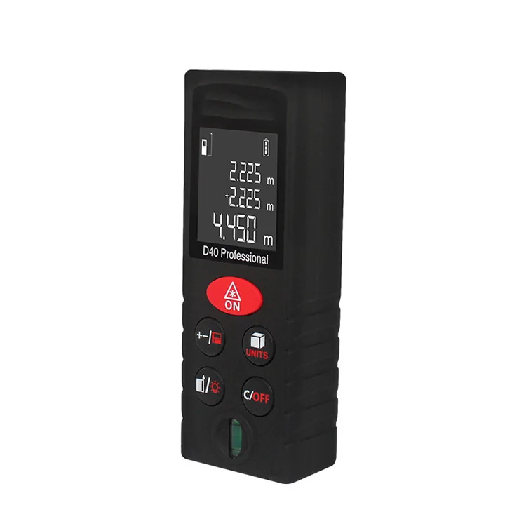 80M Laser Range Measure Ruler Roulette Tool Laser Distance Meter
